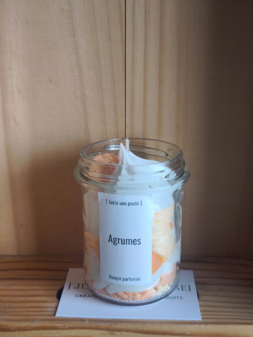 Bougie chantilly Agrumes