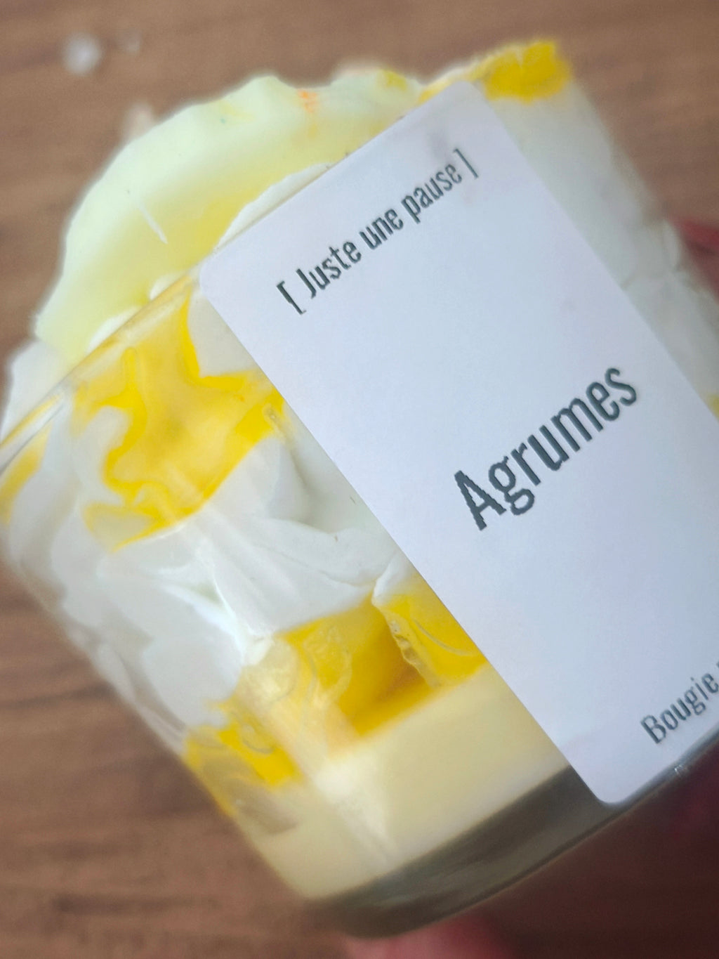 Bougie Chantilly Agrumes — Le marché du dimanche matin