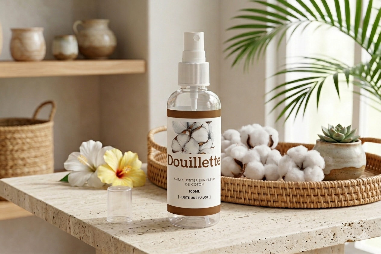 Spray d’Ambiance Douillette – Fleur de Coton (100ml)