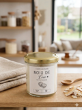 Bougie coulée noix de coco