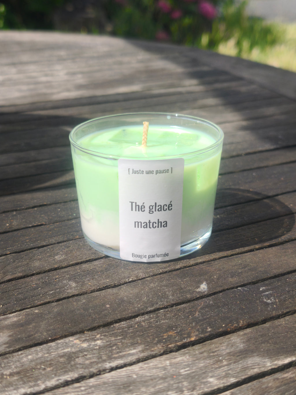 Bougie "Thé Glacé Matcha" – L'Art de la Fraîcheur