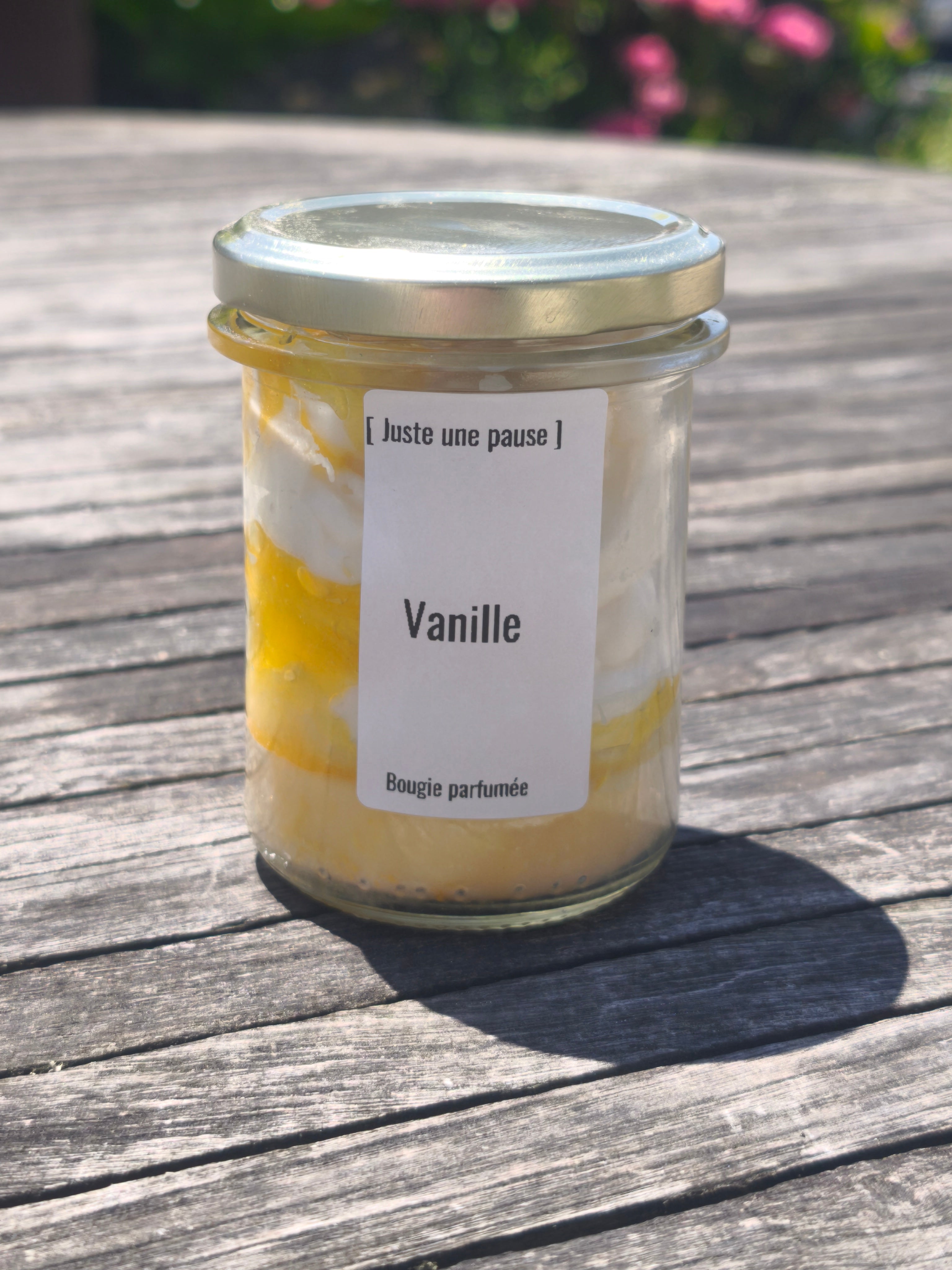 Bougie chantilly vanille