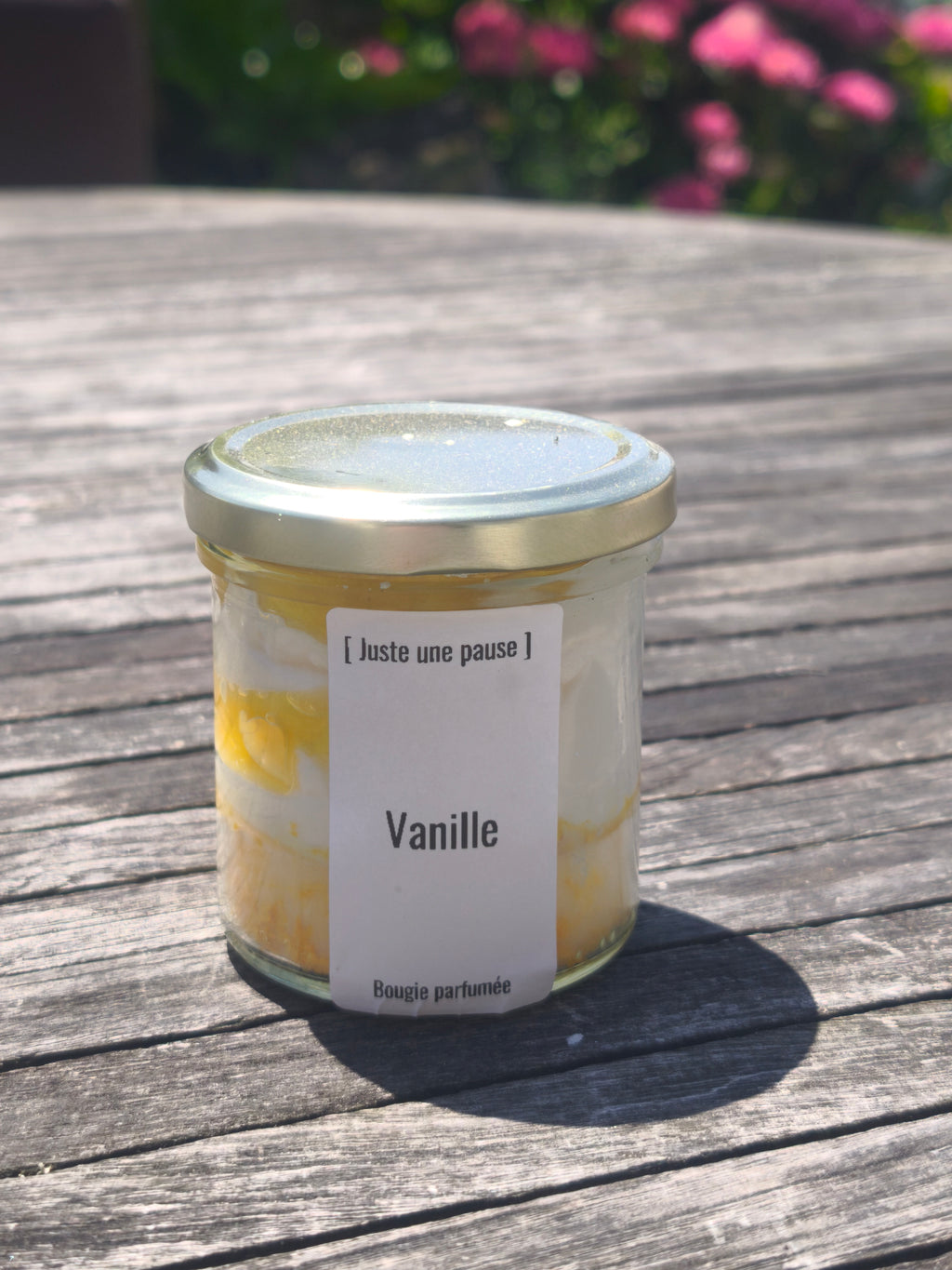 Bougie chantilly vanille