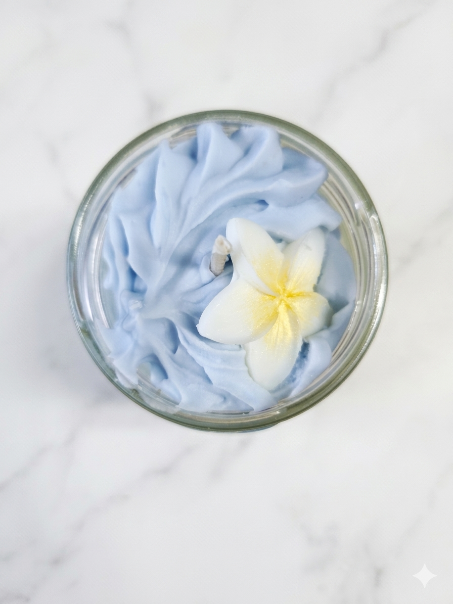 Bougie chantilly monoï