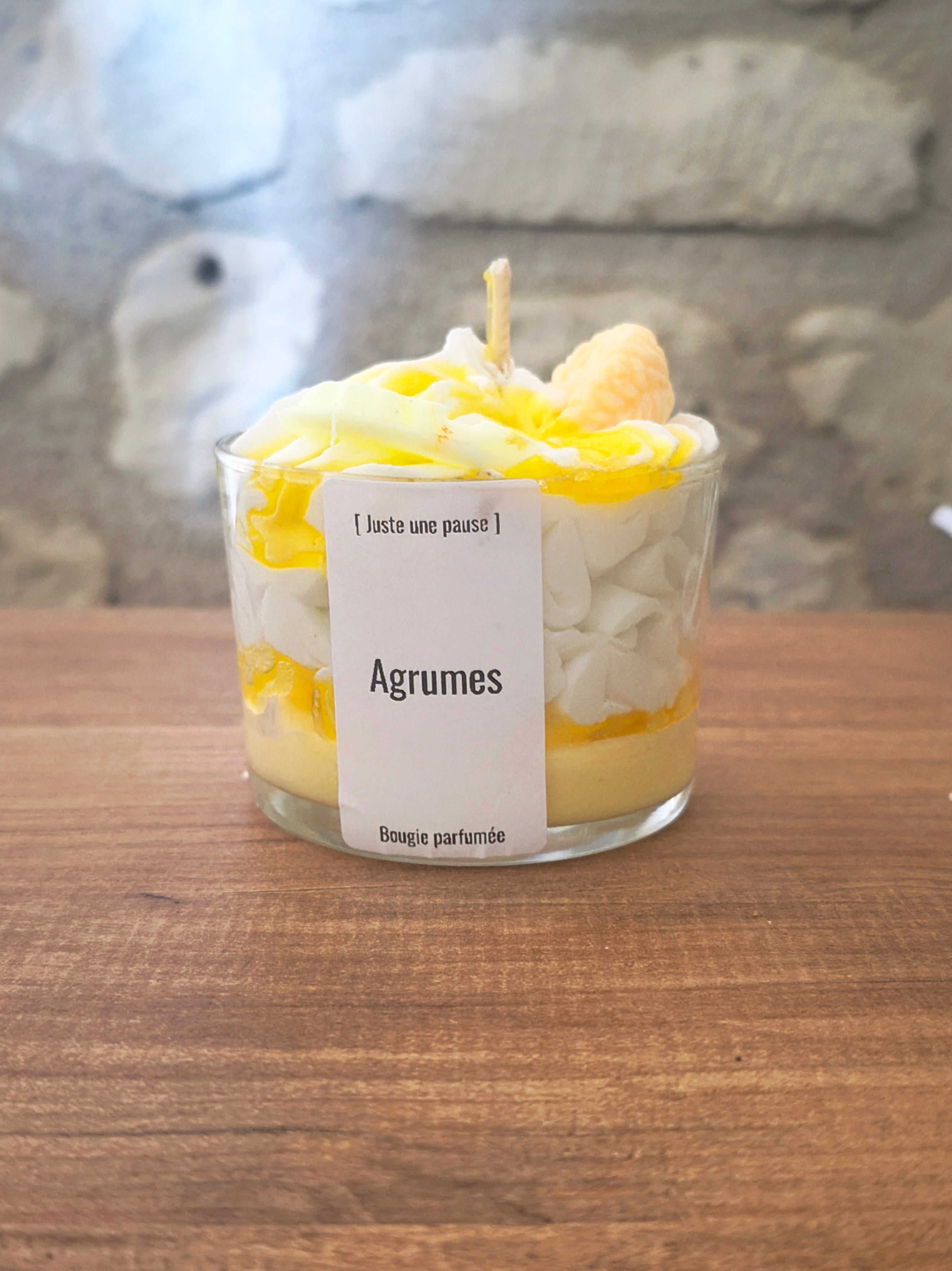 Bougie Chantilly Agrumes — Le marché du dimanche matin