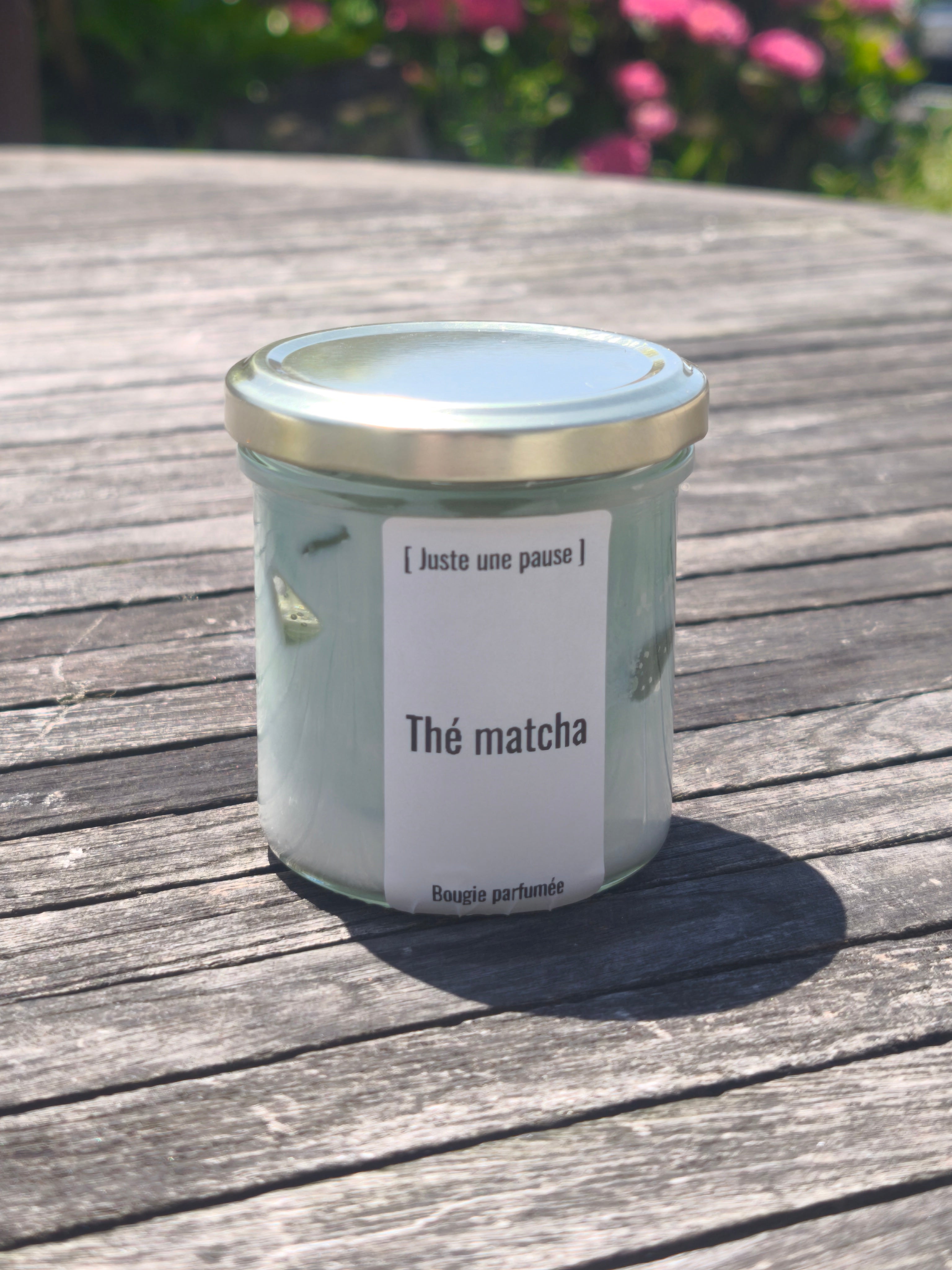 Bougie boisson thé glacé matcha