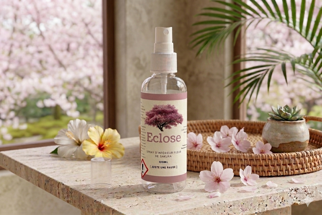 Spray d’Ambiance Éclose – Fleur de Sakura (100ml)