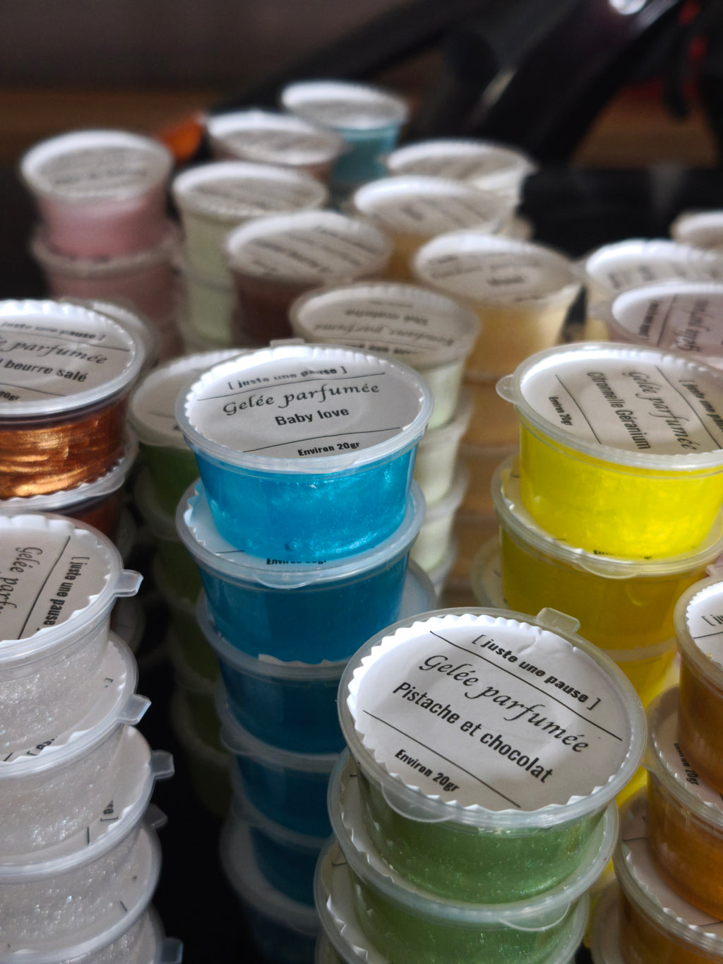 Fondant parfumé gelée